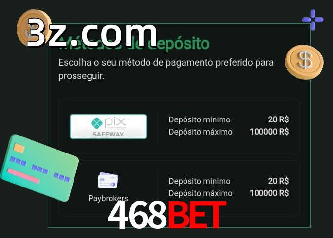 O cassino 468BETbet oferece uma grande variedade de métodos de pagamento
