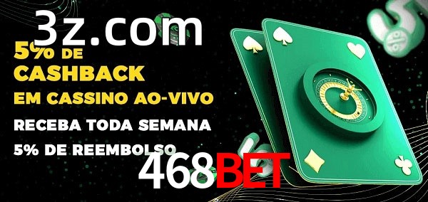 Promoções do cassino ao Vivo 468BET